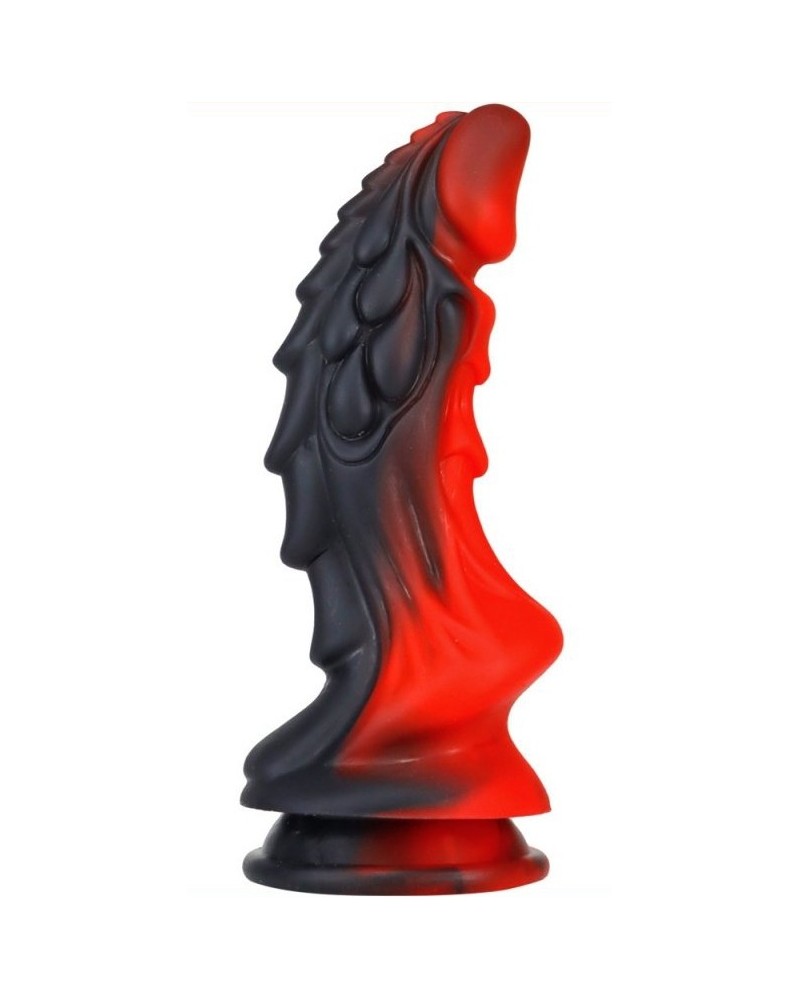 Gode Dragon Zomay 18 x 6cm Noir-Rouge pas cher