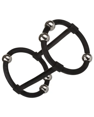 Cockring Cage de pEnis Beaded Enhance 7.5cm - Diametre 40mm pas cher