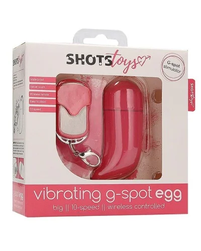 Oeuf vibrant sans fil G-Spot Curve 8.5 x 3.4cm Rose pas cher