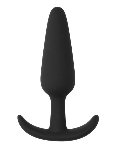 Plug en silicone Slim Butt 7.5 x 2cm Noir pas cher