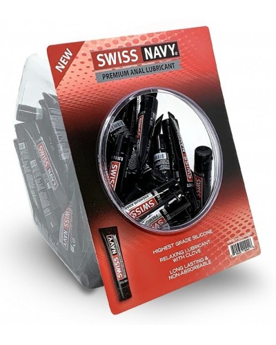 Bowl a dosettes de Lubrifiant Silicone Swiss Navy 10ml x50 pas cher