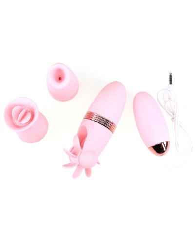 Kit Stimulation de clitoris Lilo Magic 3 embouts pas cher