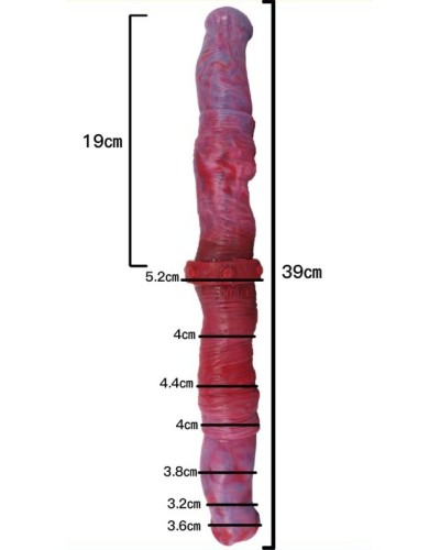 Double gode Duo Ended 39 x 4.4cm pas cher