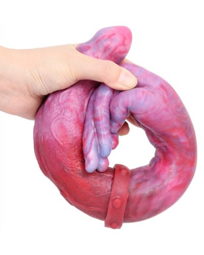 Double gode Duo Hand Monster 42 x 6cm pas cher