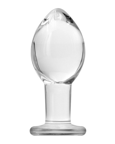 Plug en verre Crystal Round L 8.5 x 4cm pas cher