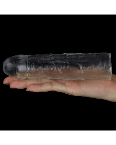 Gaine de pEnis Flawless 15 x 4cm Transparente pas cher