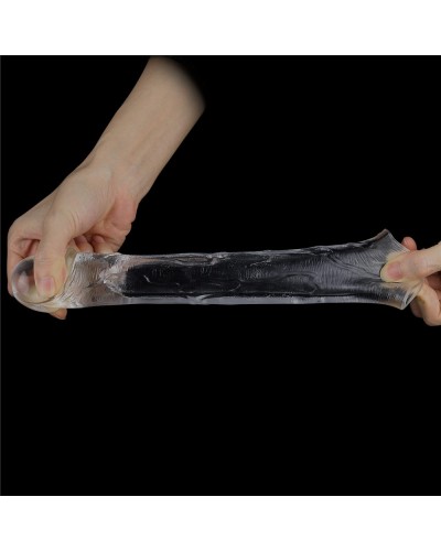 Gaine de pEnis Flawless 19 x 4cm Transparente pas cher