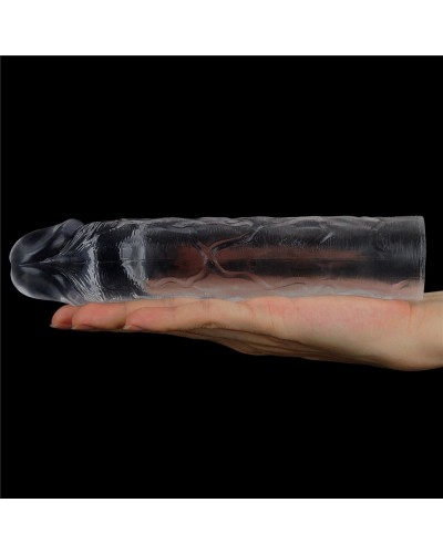 Gaine de pEnis Flawless 19 x 4cm Transparente pas cher