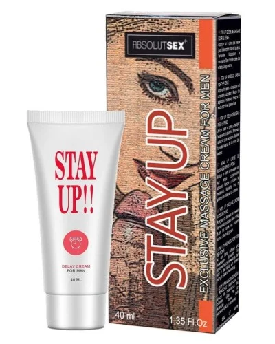 Creme de pEnis Stay Up Menthe 40ml pas cher