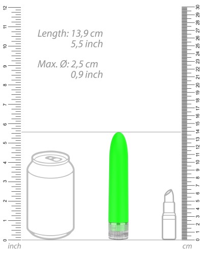 Mini Vibro Eleni 14cm Vert pas cher