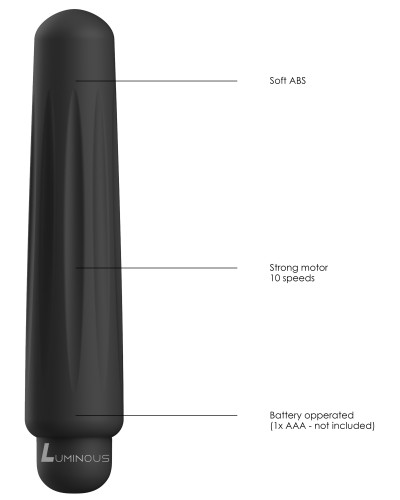 Mini vibro Delia 12cm Noir pas cher