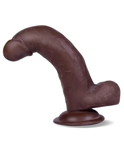 Gode rEaliste Slidy Cock 15 x 4cm Marron pas cher