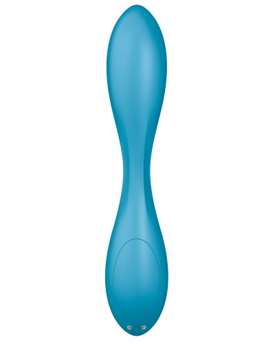 Vibro G-Spot Flex 1 Satisfyer 20cm Turquoise pas cher