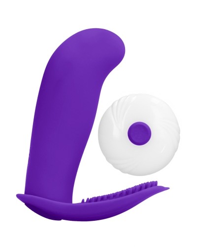 Stimulateur vibrant LEON 8.5 x 3cm Violet pas cher