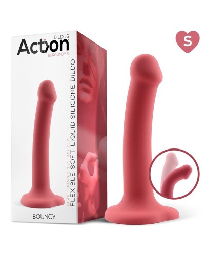 Gode en silicone Bouncy S 15 x 3.3cm pas cher