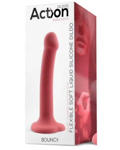 Gode en silicone Bouncy M 16 x 3.7cm pas cher