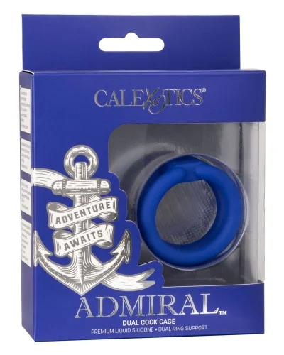 Double Cockring Dual Cock Cage Admiral 32mm pas cher