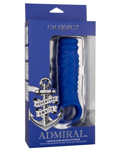 Gaine de pEnis Beaded Extension Admiral 10.5 x 4.5cm pas cher