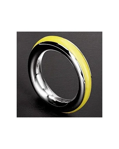 Anneau penien Cazzo jaune Taille 55 mm