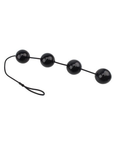 Boules anales Rubicon L 35 x 6cm Noires