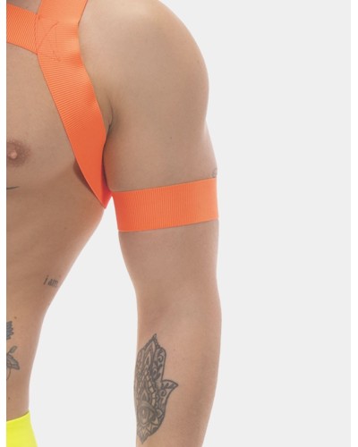 Brassards Leonsh Orange Neon Taille XL