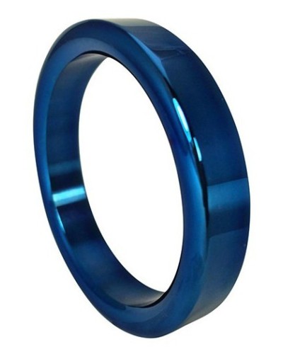 Cockring Bleu 8mm Taille 55 mm