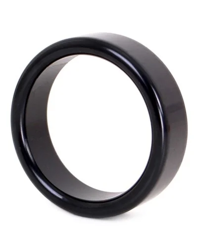 Cockring en aluminium Circle 15mm Noir Taille 45 mm