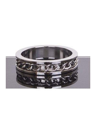 Cockring LINK INLAY Brillant Taille 45 mm
