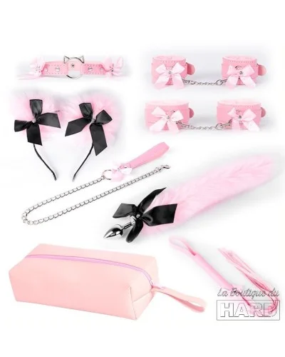 Kit Sm Bow Pink 7 Pi