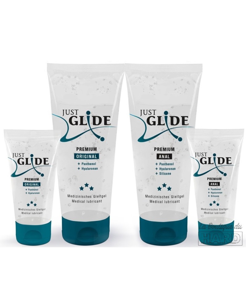 Pack Lubrifiants Premium Just Glide x4