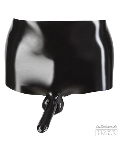 Short en latex avec Gaine de penis Taille L/XL