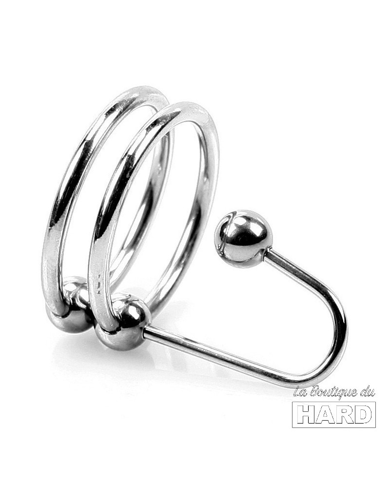 Sperm Stopper DOUBLE RING 8mm Taille 30 mm