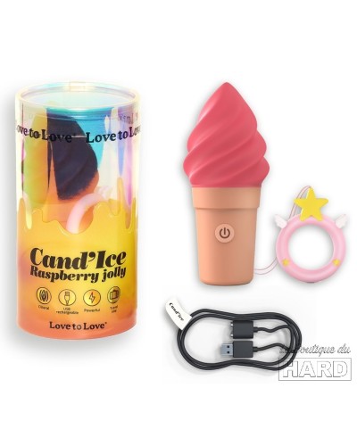 Stimulateur de clitoris Cand'Ice Raspberry Jolly