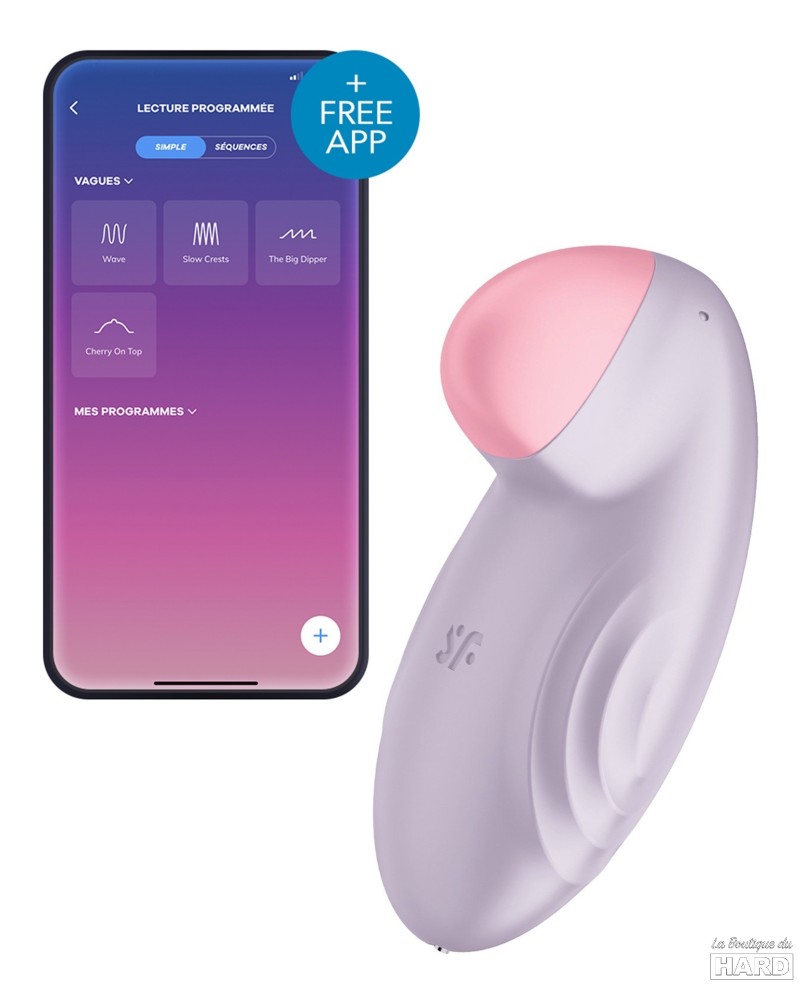 Stimulateur de clitoris connect