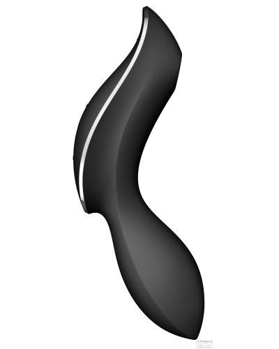 Stimulateur de clitoris Curvy Trinity 2 Satisfyer Noir