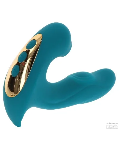 Stimulateur de clitoris et point G Eternal 15cm Turquoise