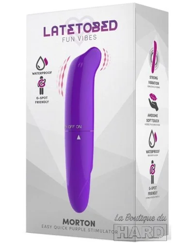 Stimulateur de clitoris Morton 13 x 2.5cm Violet