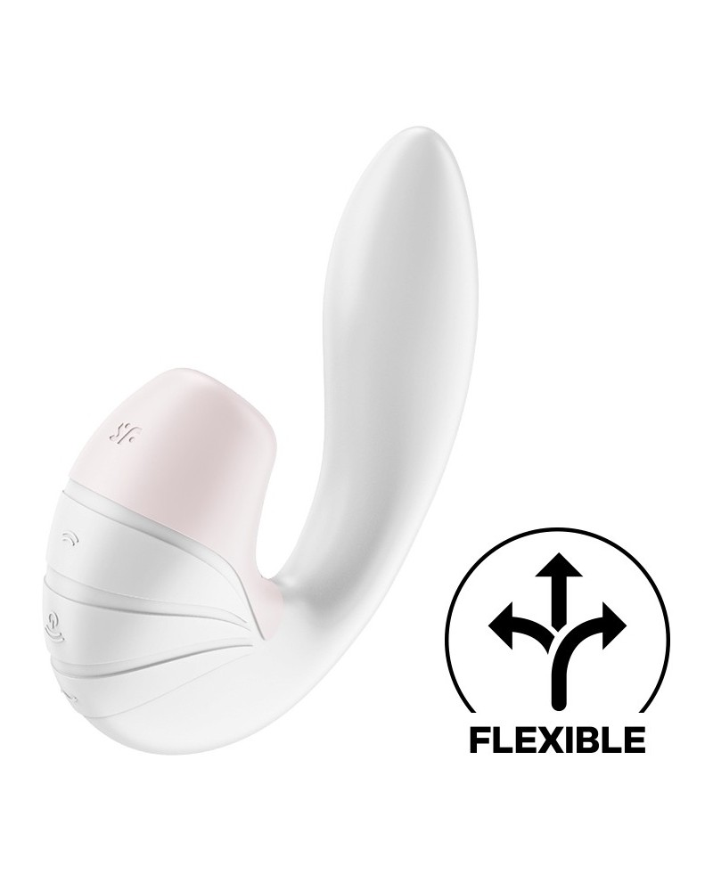 Stimulateur de clitoris Supernova Satisfyer Blanc