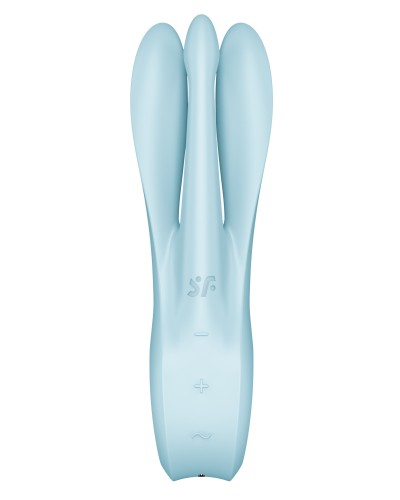 Stimulateur de clitoris vibrant Threesome 1 Satisfyer Bleu