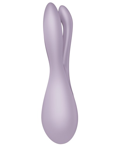 Stimulateur de clitoris vibrant Threesome 2 Satisfyer Violet