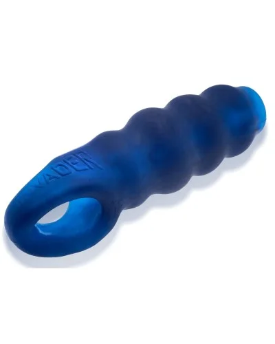 Gaine de pEnis Oxballs Invader 13 x 5cm Bleue pas cher