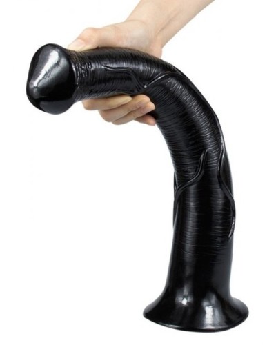 Gode Big Horse 38 x 6cm Noir pas cher