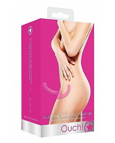 Gode ceinture Strapless Strap-on ? Rose pas cher