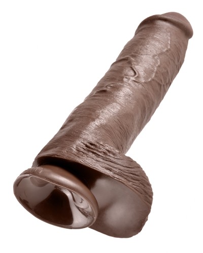 Gode King Cock 24 x 6 cm Marron pas cher