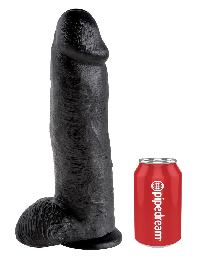 Gode King Cock 27 x 8 cm Noir pas cher