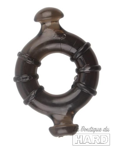 Lot de 4 cockrings Rudder Noirs pas cher