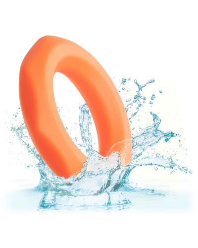 Cockring Silicone Sexagon Alpha 37mm Orange pas cher