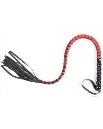 Fouet Snake Joker 80cm Noir-Rouge pas cher