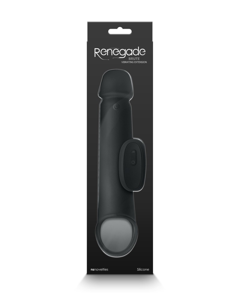 Sextoy Gaine Pénis Transparente Renegade 16,5 Cm - Extension Par NS Novelties, Neuf
