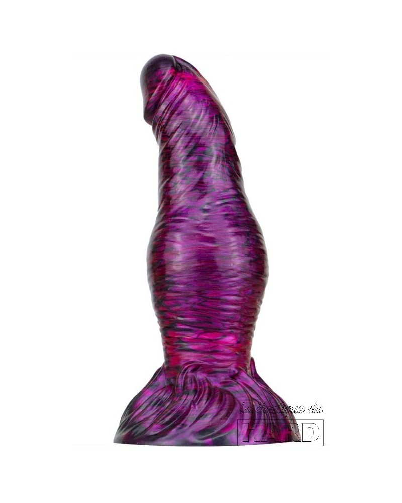 Gode Fantasy Duxel 17 x 6cm Violet-Noir pas cher